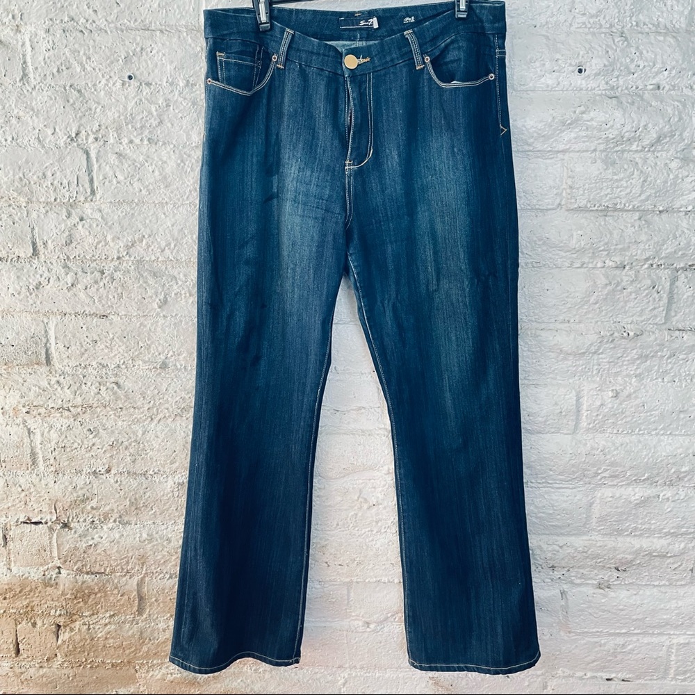 SEVEN 7 JEAN DENIM SIZE 16 boot cut